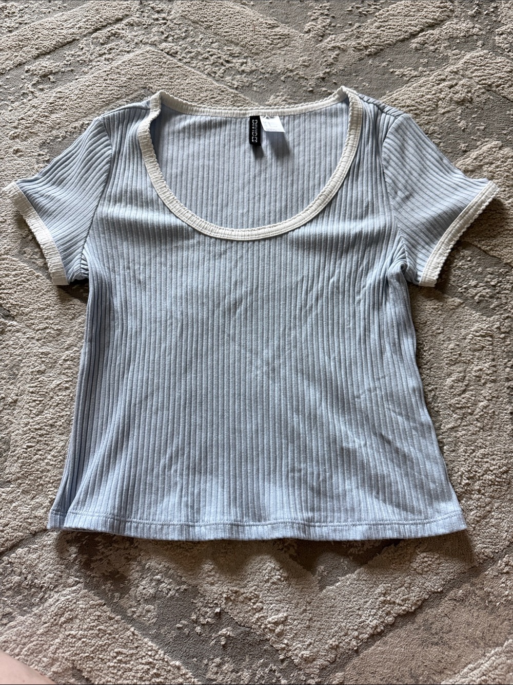 Baby blue H&M top